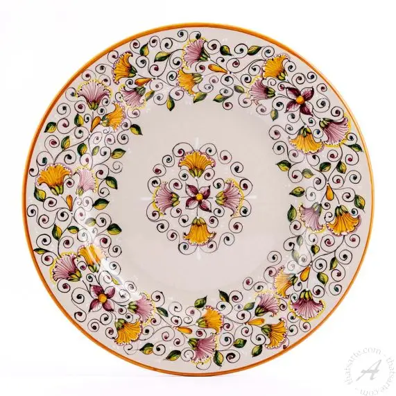 Dinner Plate Tulipano Classico Yellow Italian Dinnerware Thatsarte