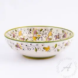 Tulipano Classico Serving Bowl, Large, Purple (add personalization)