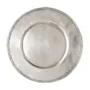 Pewter Charger Plate Antioco Cosi Tabellini - thatsArte.com