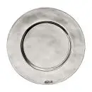 Pewter Charger Plate Sebino Cosi Tabellini - thatsArte.com