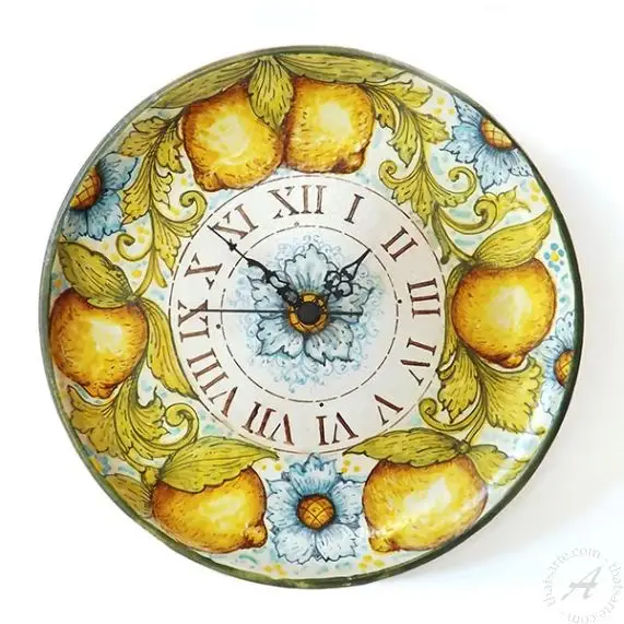 Wall Clock with Lemons main product photo