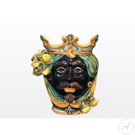 Head Planter Vase Lemons main product photo