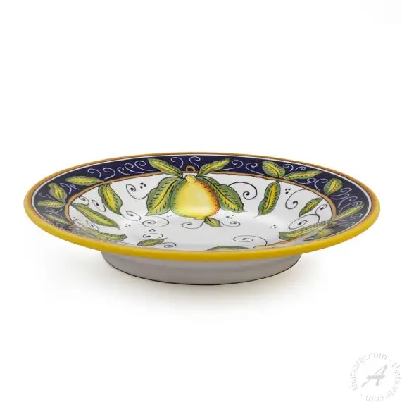 Pasta & Soup Plate Limoni Blu D&G Design Italian Dinnerware