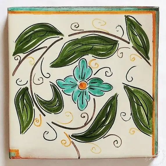 Set of 4 Corner Tiles LF25 Classic Collection main product photo