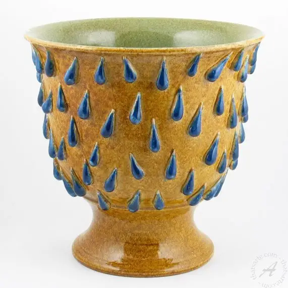 Blue Drops Footed Planter main product photo