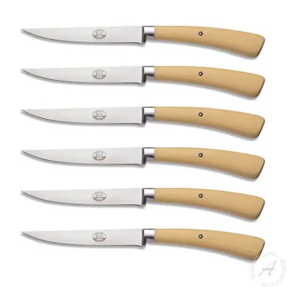 Set of 6 Forged Steak Knives