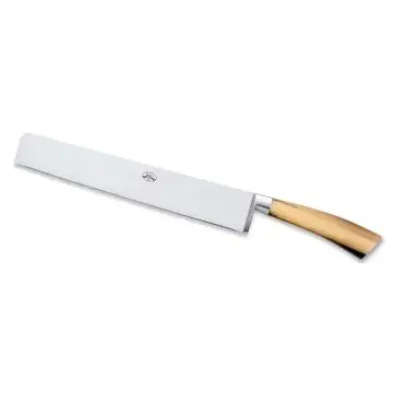 Forgiato Cornotech pasta knife handcrafted by Coltellerie Berti in Scarperia, Italy