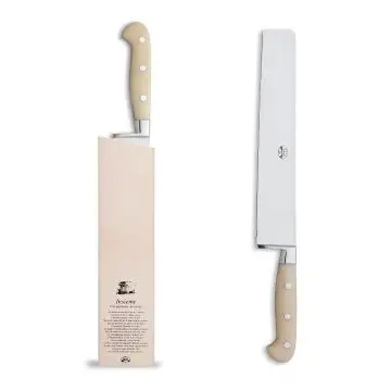 Forgiato Insieme White pasta knife handcrafted by Coltellerie Berti in Scarperia, Italy