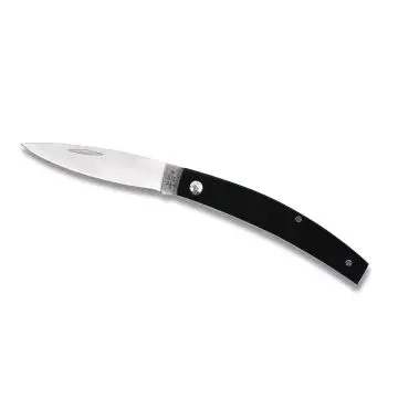 Gobbo Pocket Knife Black Lucite Handle
