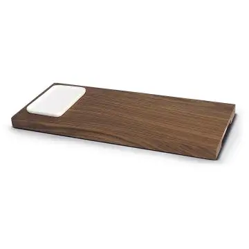Wooden board with one ceramic tray by Coltellerie Berti in Scarperia, Italy