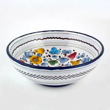 Arabesco Classico Italian pasta & soup bowl handmade by Fima in Deruta