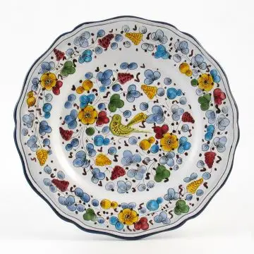 Arabesco Classico Italian charger plate handmade by Fima in Deruta