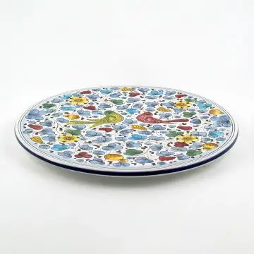 Arabesco Classico Italian cake & cheese platter handmade by Fima in Deruta