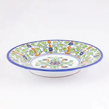 Deruta pasta & soup plate from the Amelia collection, handmade by Antica Deruta - Italy