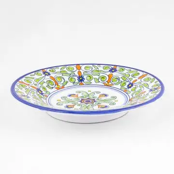 Deruta pasta & soup plate from the Amelia collection, handmade by Antica Deruta - Italy