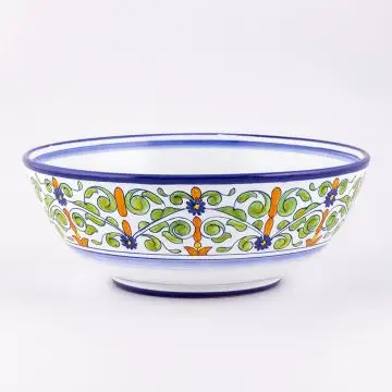 Deruta serving bowl from the Amelia collection, handmade by Antica Deruta - Italy