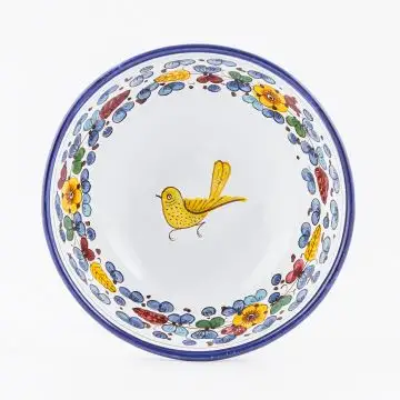 Arabesco Semplice Italian cereal bowl handmade by Fima in Deruta