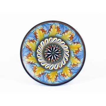 Italian favor small plate handmade by Fima in Deruta