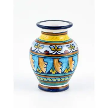 Italian favor small vase handmade by Fima in Deruta