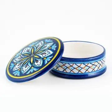 Italian favor keepsake box handmade by Fima in Deruta