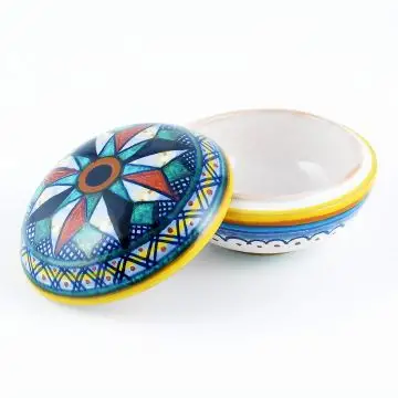 Italian favor keepsake box handmade by Fima in Deruta