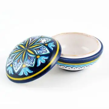 Italian favor keepsake box handmade by Fima in Deruta