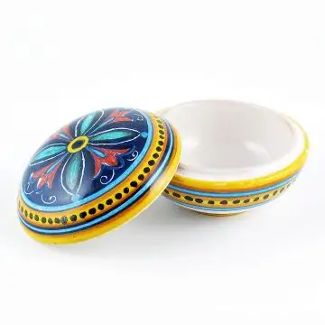Italian favor keepsake box handmade by Fima in Deruta