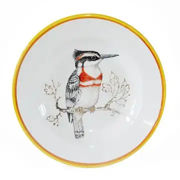 Italian pasta & soup plate Bosco from the Joy Collection handmade by Francesca Niccacci in Deruta