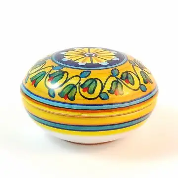 Italian favor keepsake box handmade by D&G Design in Deruta, Italy
