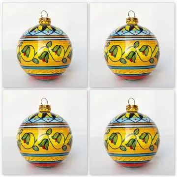 Set of Four Balls Baubles
