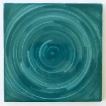 Hand-painted Italian tile er09 by Eugenio Ricciarelli - Deruta, Rapallo, Amalfi