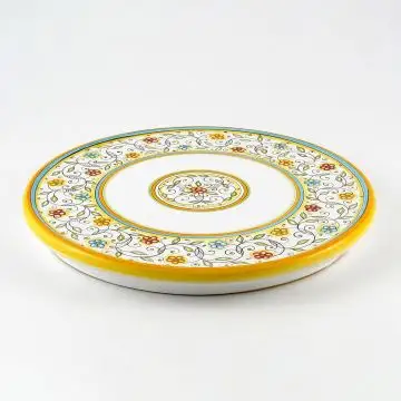 Floreale Italian cake & cheese platter handmade by Fima in Deruta