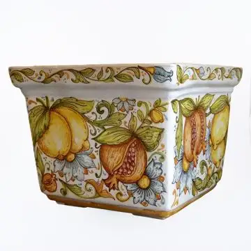 Italian planter handmade by Ghenos in Messina - Sicily