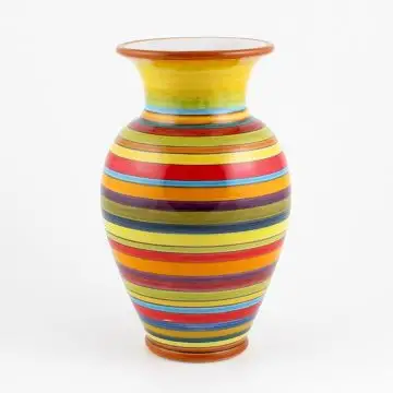 Italian vase from the Millerighe Collection handmade by D&G Design in Deruta