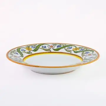 Nastro Italian pasta & soup plate handmade by Fima in Deruta - main image