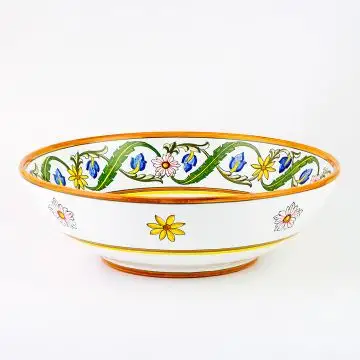 Nastro Italian serving bowl handmade by Fima in Deruta - main image