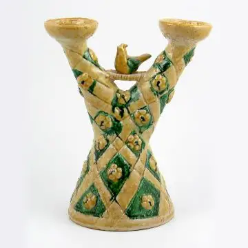 Candle Holder Bird ND Dolfi Handmade in Tuscany