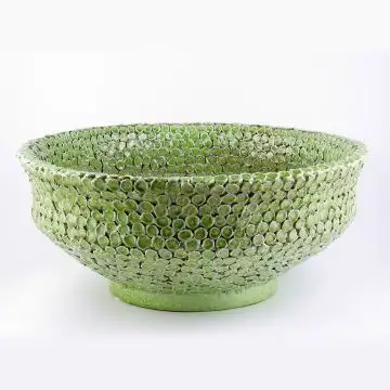 Centerpiece Bowl Dots ND Dolfi Handmade in Tuscany