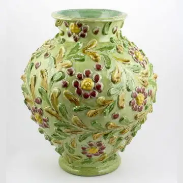 Vase Raised Flowers ND Dolfi Handmade in Tuscany