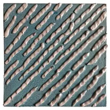 Contemporary Tuscan tile ND40 handcrafted by ND Dolfi in Montelupo Fiorentino, Italy