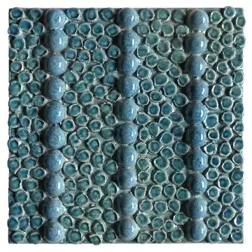 Contemporary Tuscan tile ND53 handcrafted by ND Dolfi in Montelupo Fiorentino, Italy