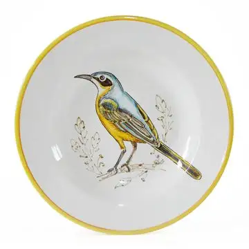 Italian pasta & soup plate Passero from the Joy Collection handmade by Francesca Niccacci in Deruta