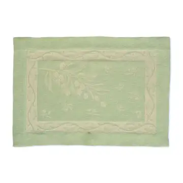 Set of 4 Italian placemats Olive by Pardi, Montefalco (Umbria)