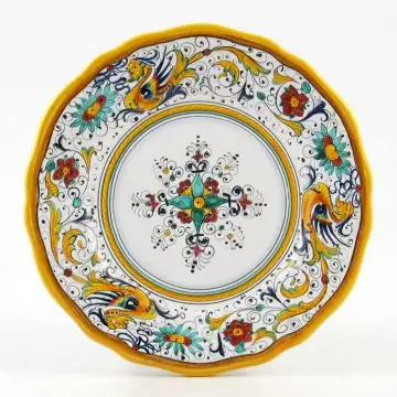 Raffaellesco Italian bread & butter plate handmade by Fima in Deruta