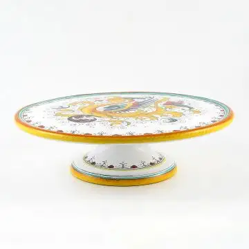 Raffaellesco Italian cake & cheese stand handmade by Fima in Deruta