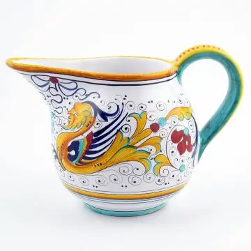Raffaellesco Italian pitcher vasella handmade by Fima in Deruta