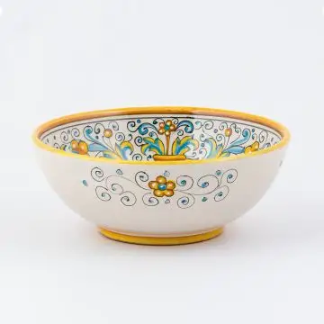 Ricco Deruta Allegro Italian cereal bowl handmade by Ceramiche Andrilia in Deruta - main image