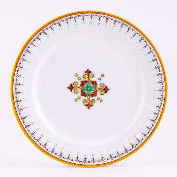 Deruta charger plate from the Raffaellesco Blu collection, handmade by Antica Deruta - Italy