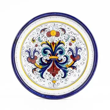 Ricco Deruta Blu Italian cereal bowl handmade by Fima in Deruta