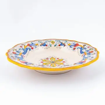 Ricco Deruta Andrilia Italian pasta & soup plate handmade by Ceramiche Andrilia in Deruta - main image